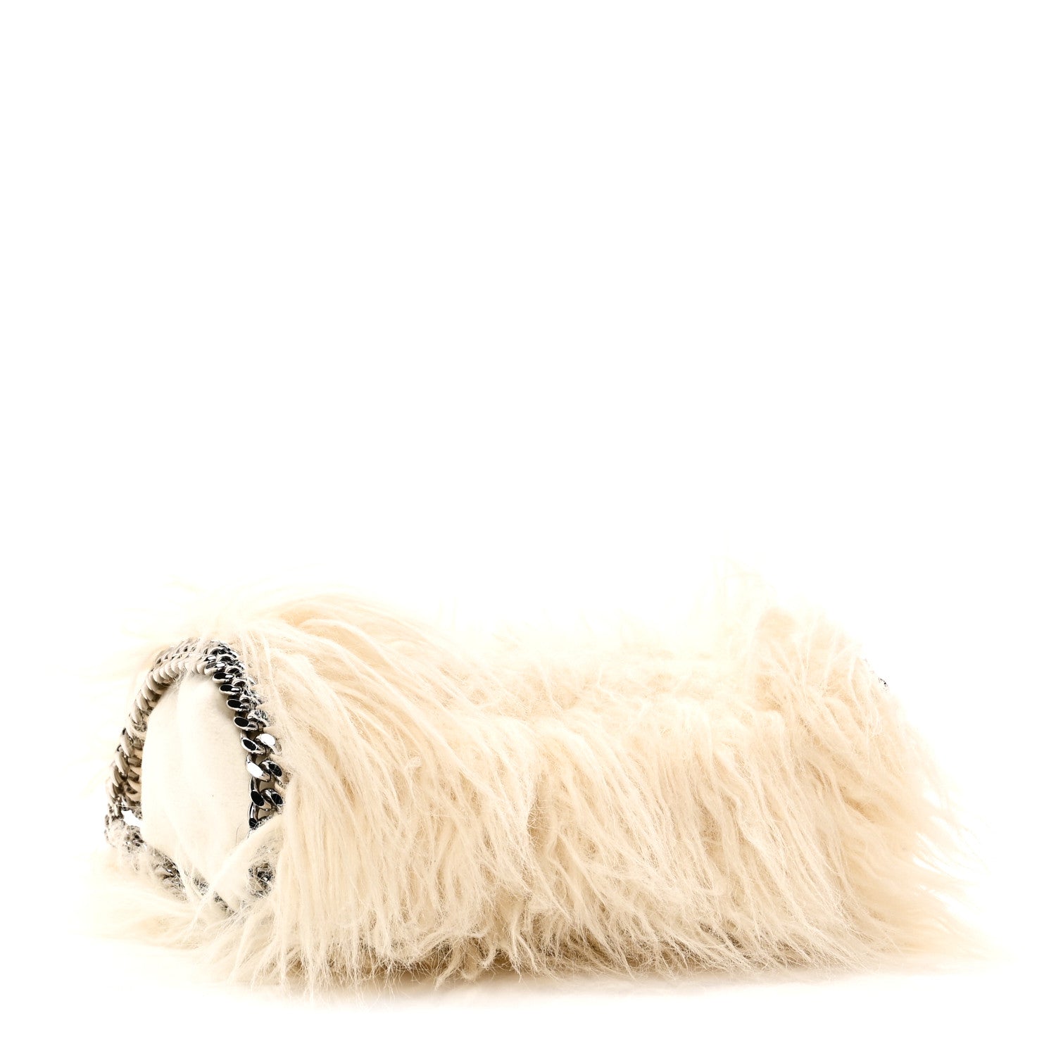 Eco Fur Mini Falabella Tote Ivory