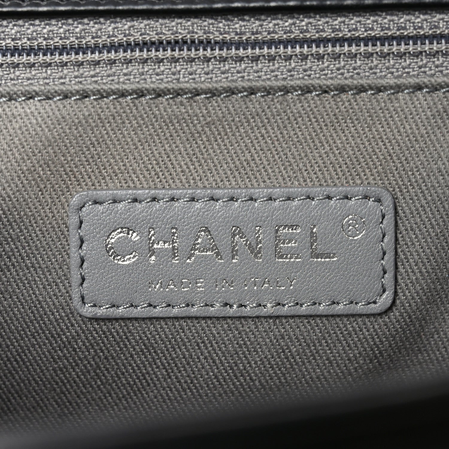 Lambskin Quilted Large Boy Flap Black
