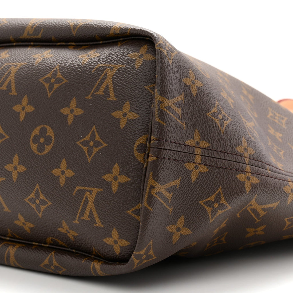 Monogram Inside Out Neverfull Bandouliere MM Rose Pondichery
