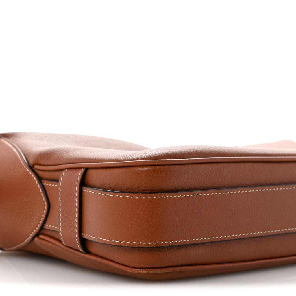 Supple Calfskin Medium Romy Shoulder Bag Tan