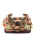 Calfskin Snakeskin Resin Madison Buckle Chain Bag Multicolor