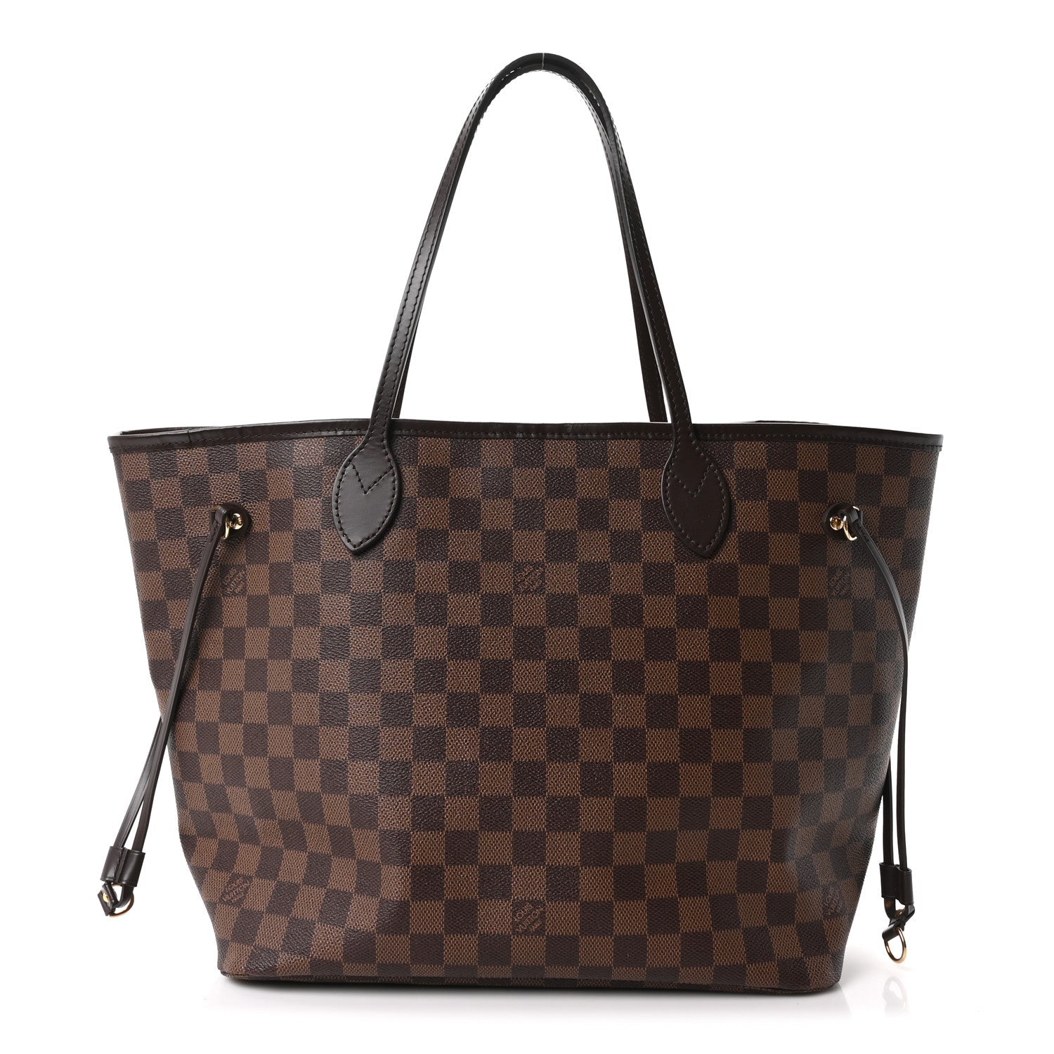 Damier Ebene Neo Neverfull MM Rose Ballerine