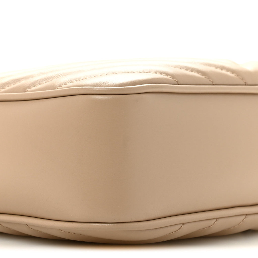 Calfskin Matelasse Monogram Lou Camera Bag Dark Beige