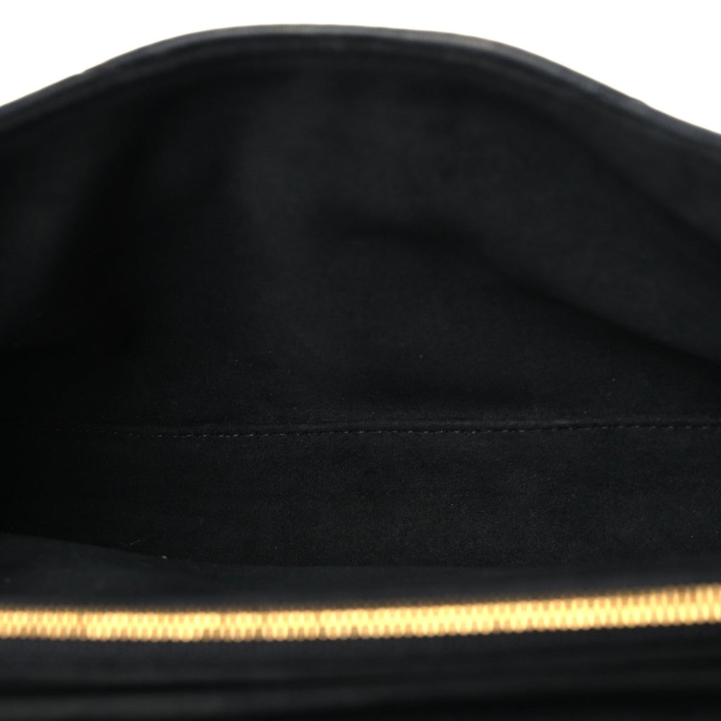 Calfskin LV New Wave Chain Bag Black