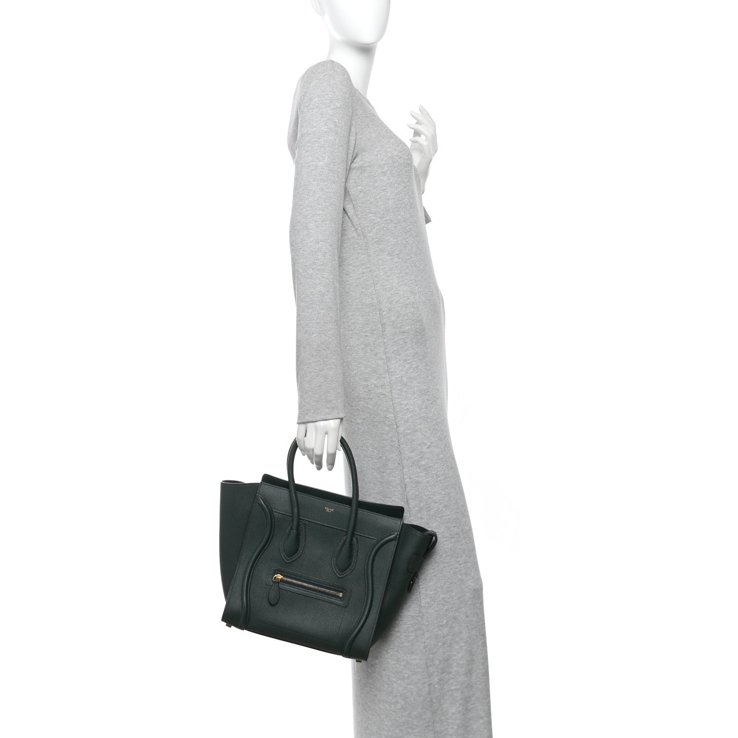 Drummed Calfskin Micro Luggage Amazone