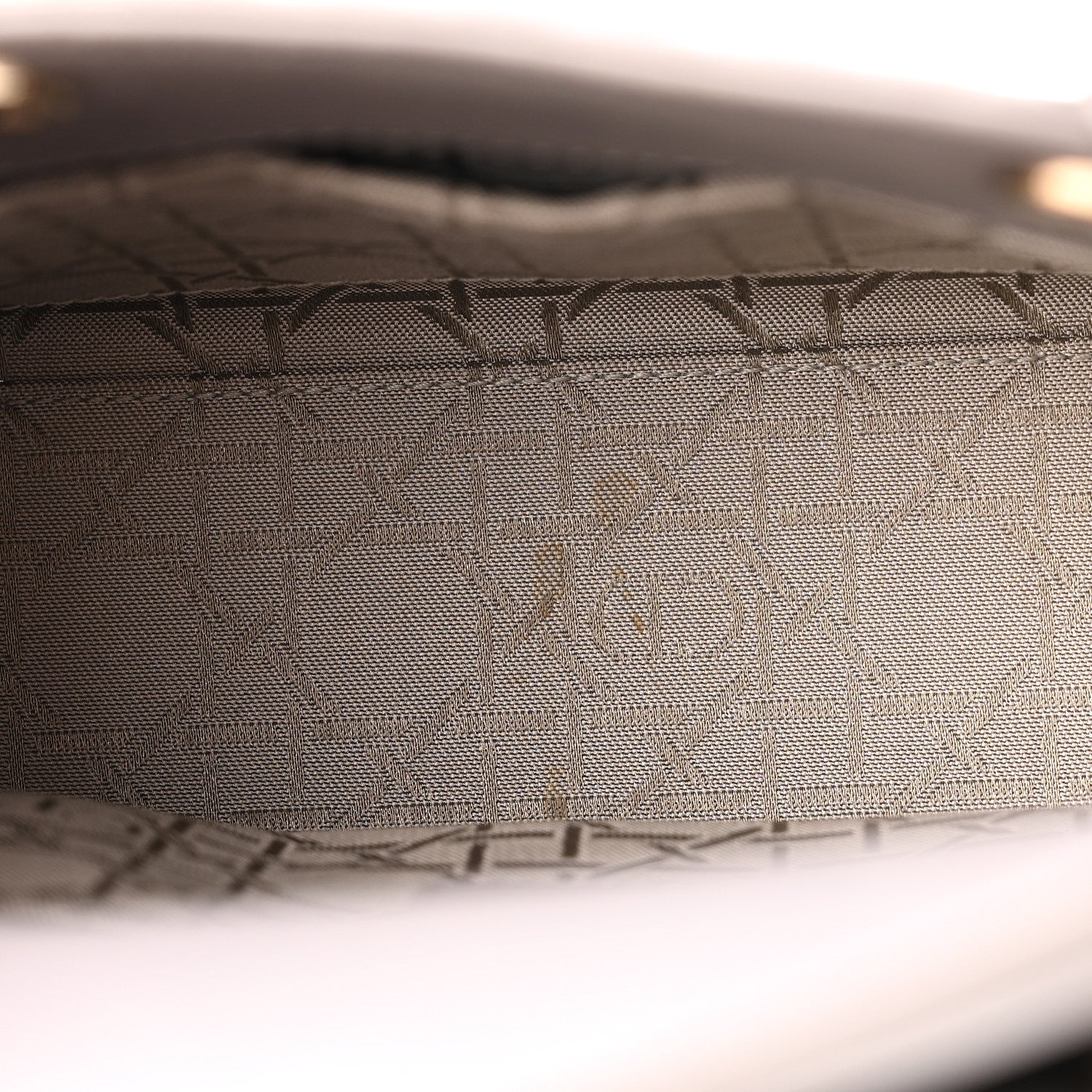 Lambskin Cannage Small Lady Dior Grey