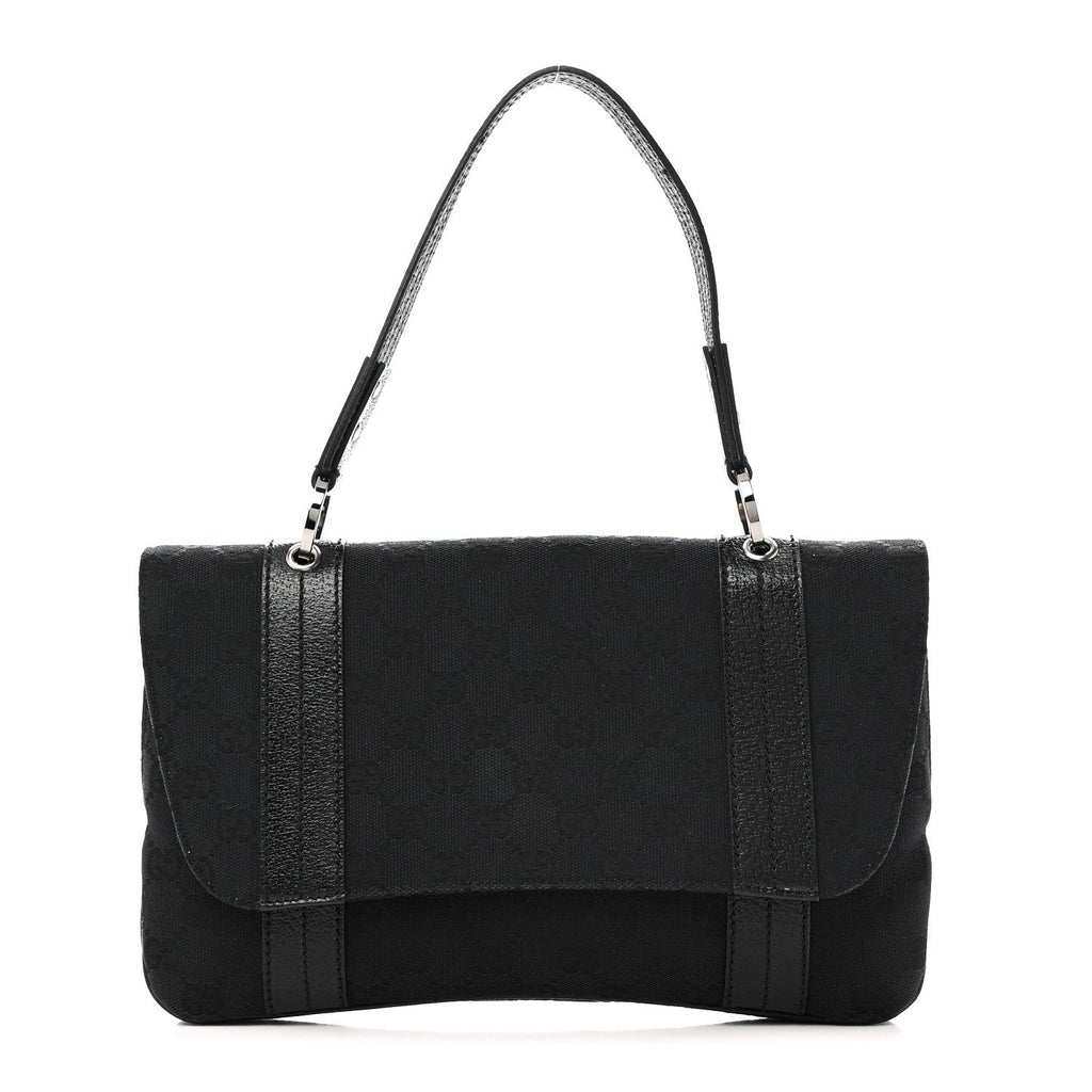 Monogram Satchel Black