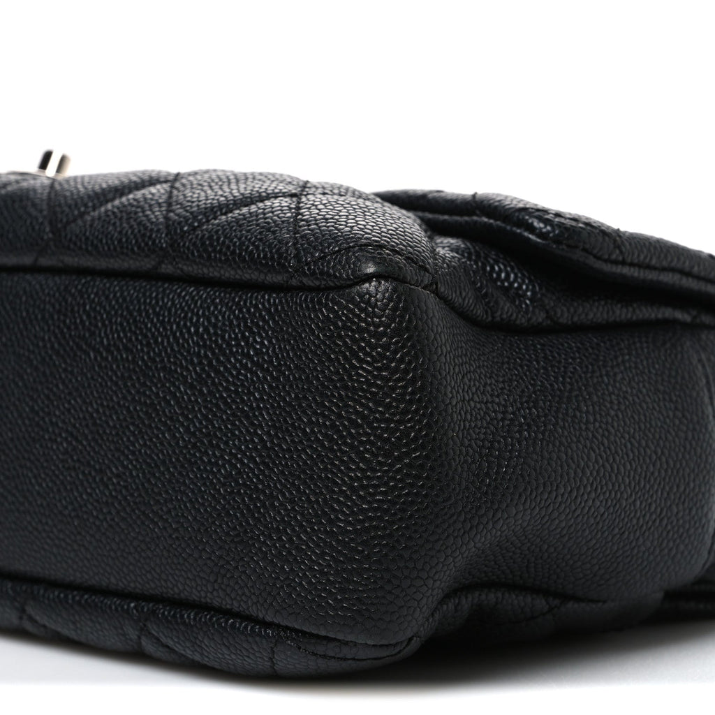 Caviar Quilted Jumbo Easy Flap Black