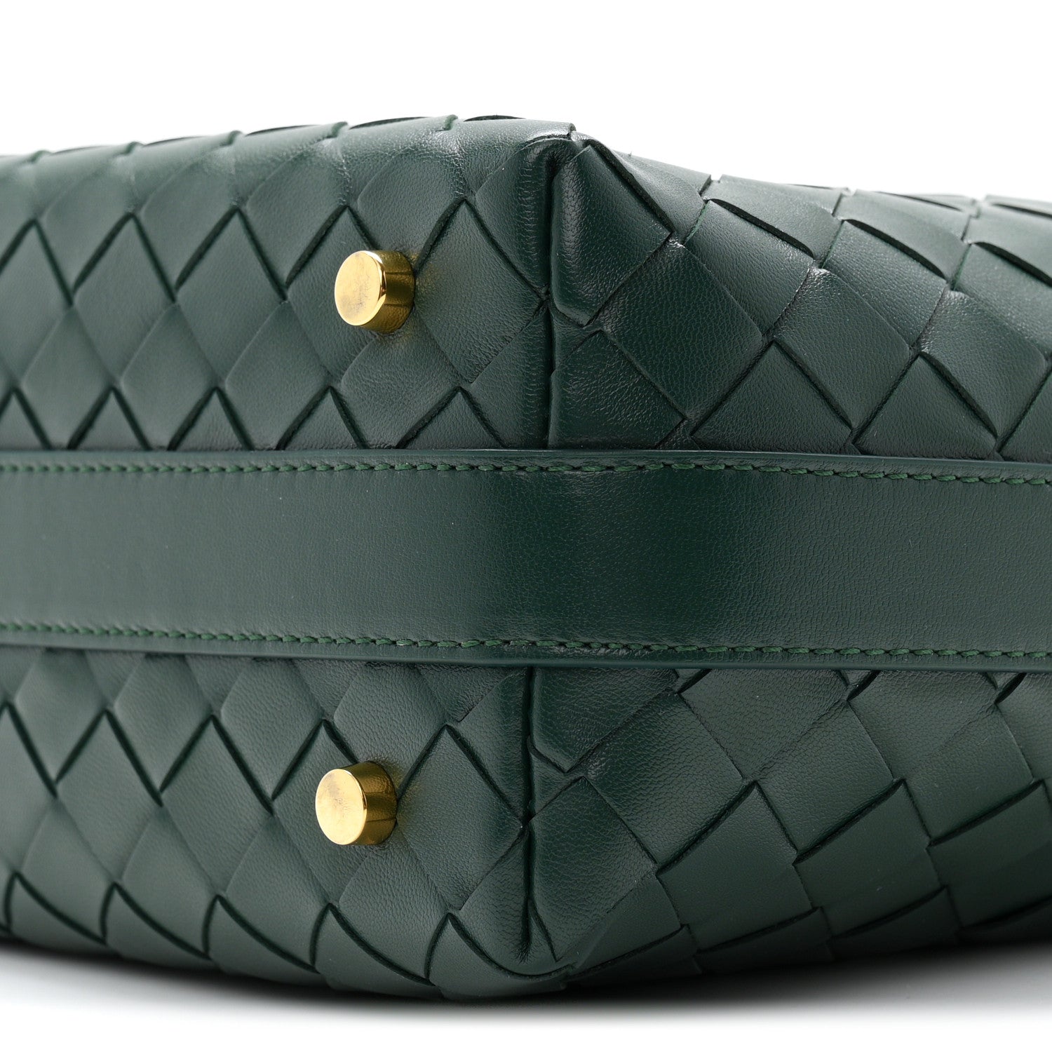 Calfskin Intrecciato Mini Wallace Emerald Green