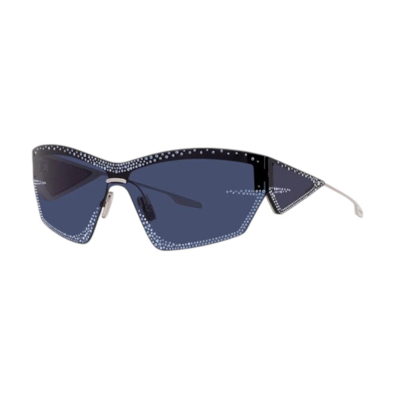 Givenchy Sunglasses Shield Rimless, Blue Frame and Blue Lens GV4100US16V