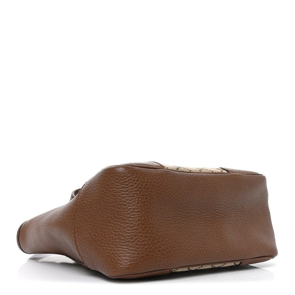 Monogram Small Bree Tote Beige Tabacco
