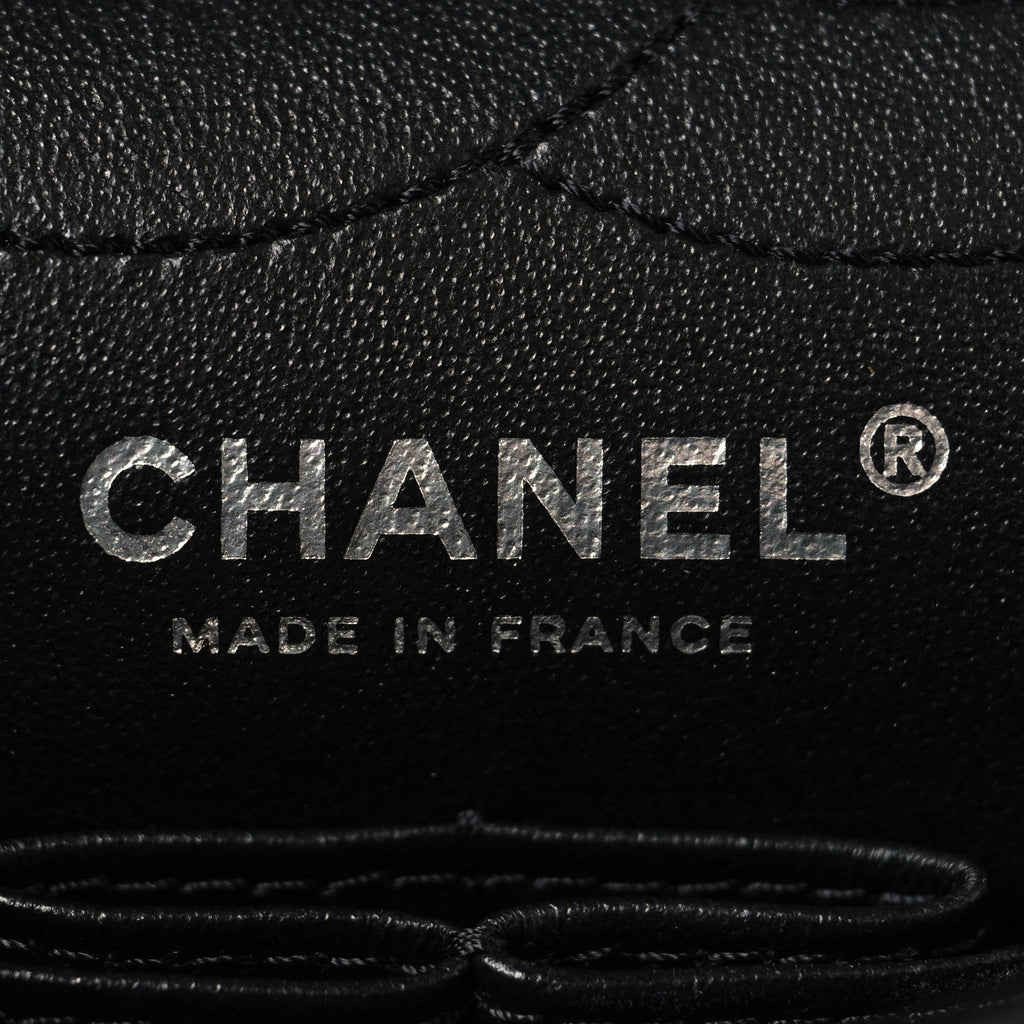 Aged Calfskin Quilted 2.55 Reissue 225 Flap So Black