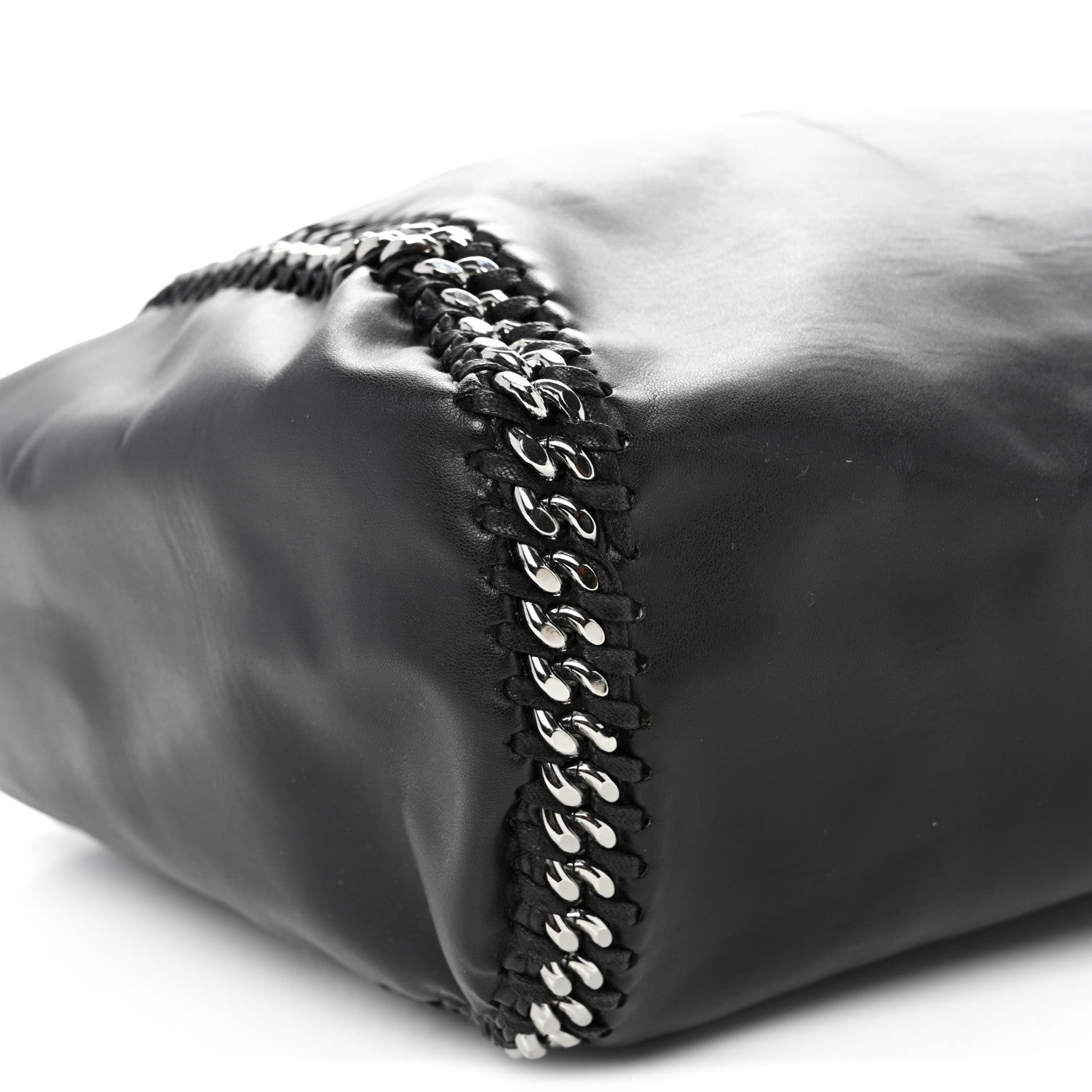 Alter Nappa Falabella Fine Chain Tote Black
