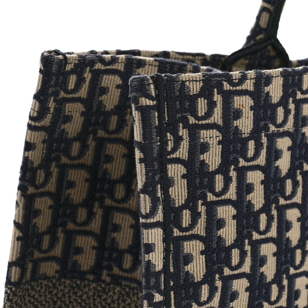 Oblique Large Book Tote Blue Multicolor