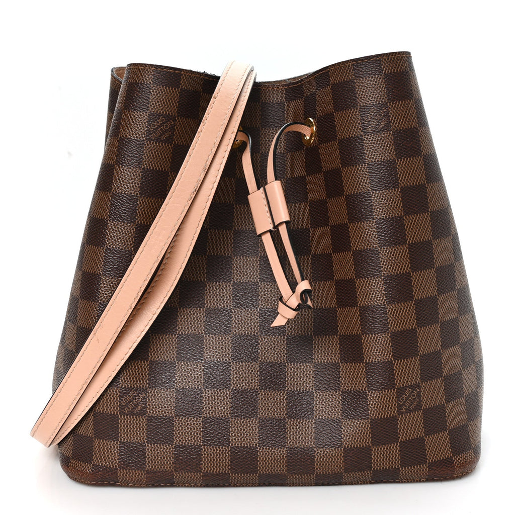 Damier Ebene Neonoe MM Venus Pink