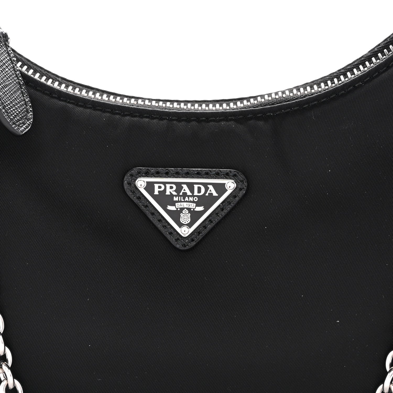 Re-Nylon Saffiano Re-Edition 2005 Shoulder Bag Black