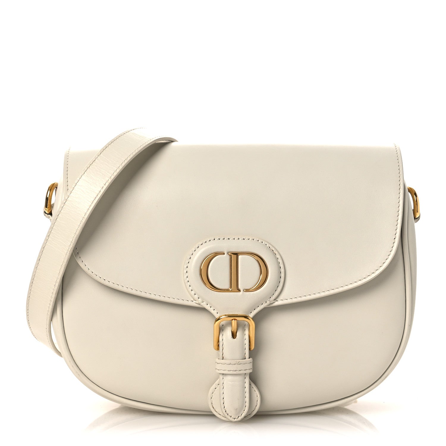 Box Calfskin Medium Bobby Flap Latte