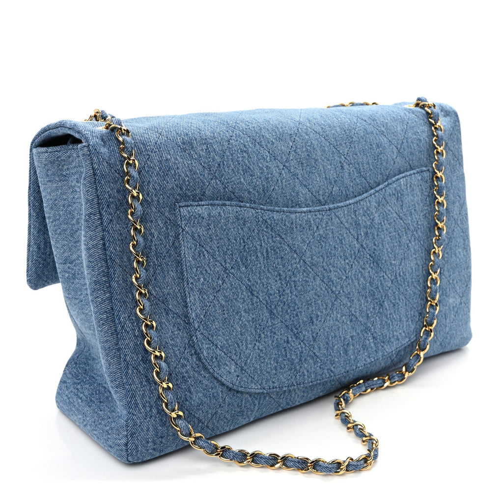 Denim Souplissimo Maxi Flap Blue