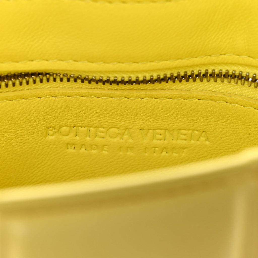 Nappa Maxi Intreccio Padded Cassette Crossbody Bag Sherbert