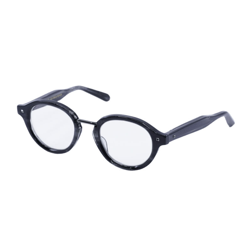 Valentino Eyeglasses Square Full Rim, Shiny Black Frame and Clear Demo Lens Lens VLX-132-AFB