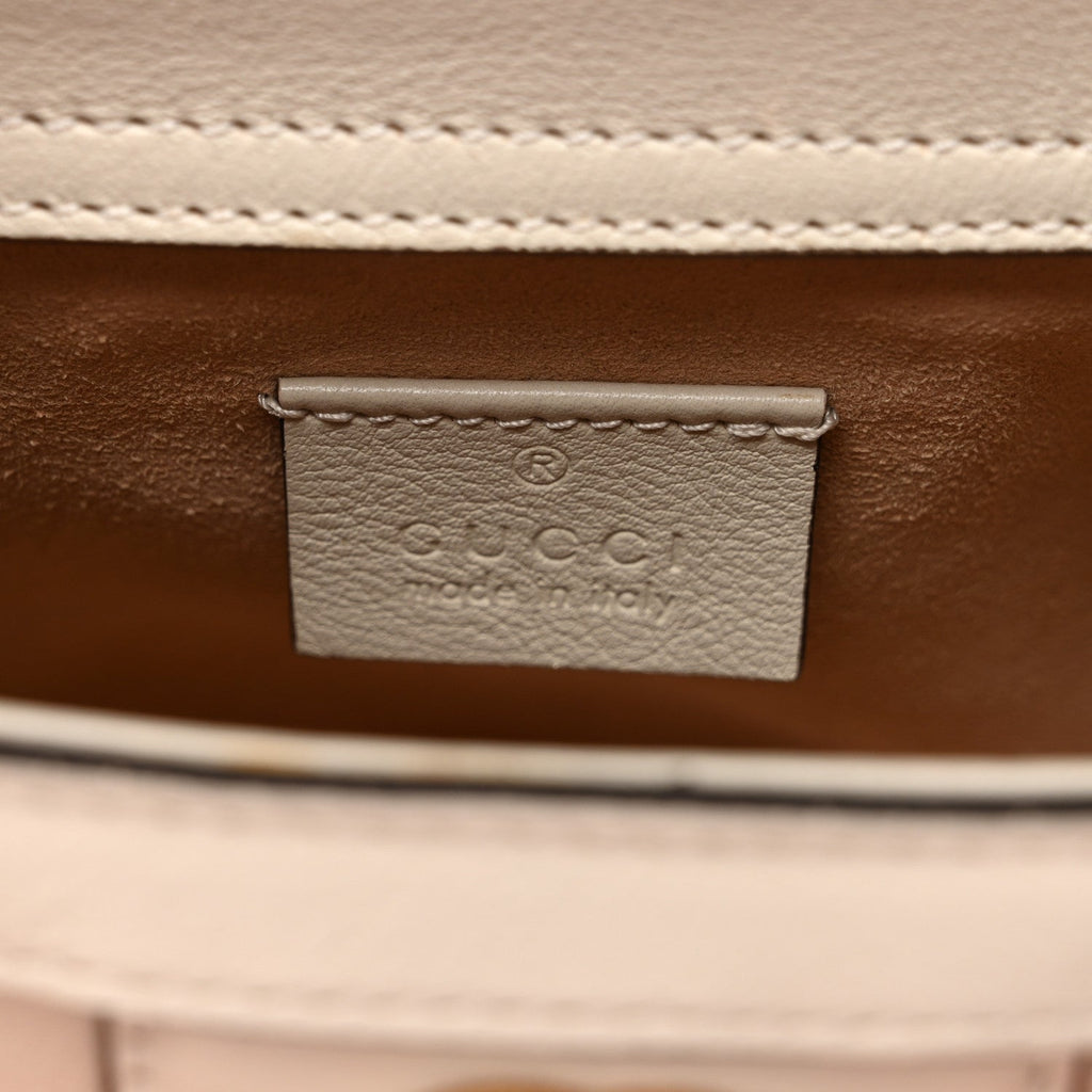 Wonka Grain Calfskin Mini Diana Tote Bag Mystic White Orange Fluo