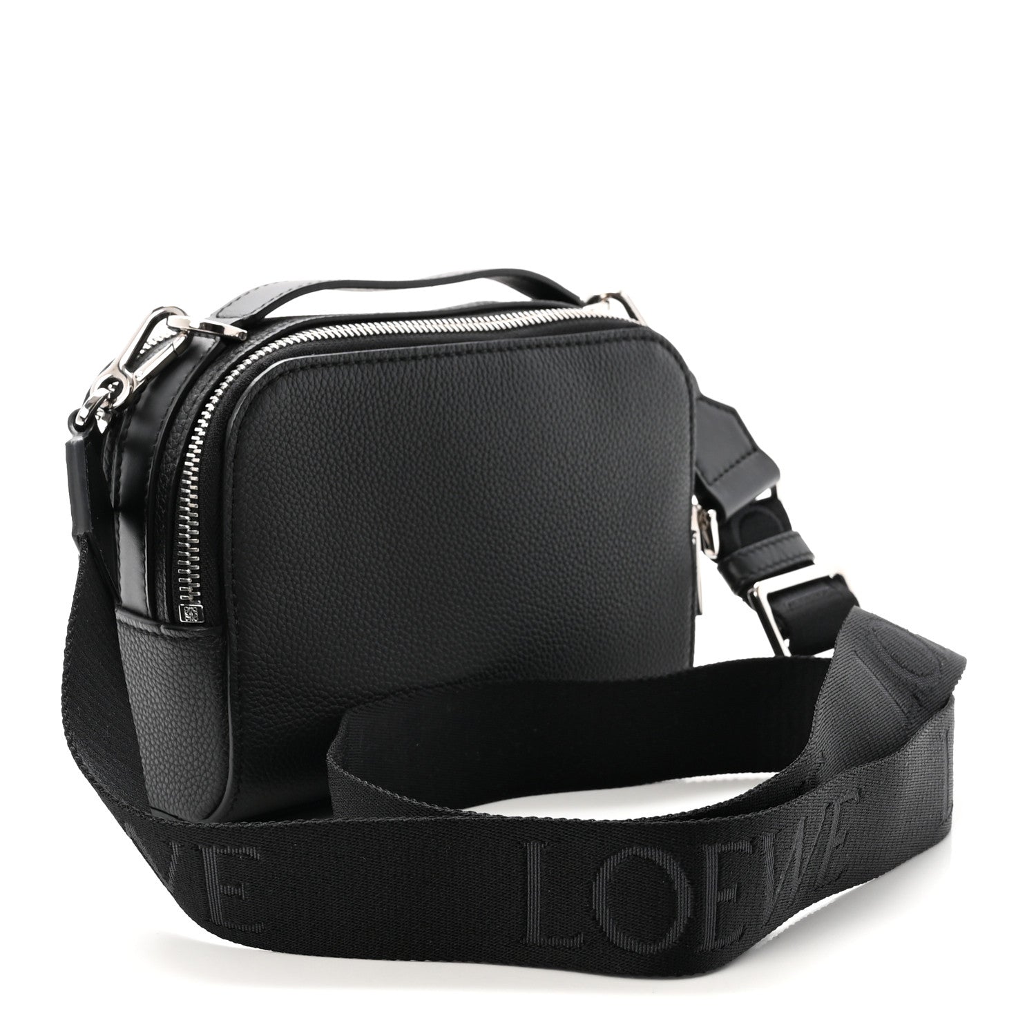 Soft Calfskin Mini Camera Bag Black