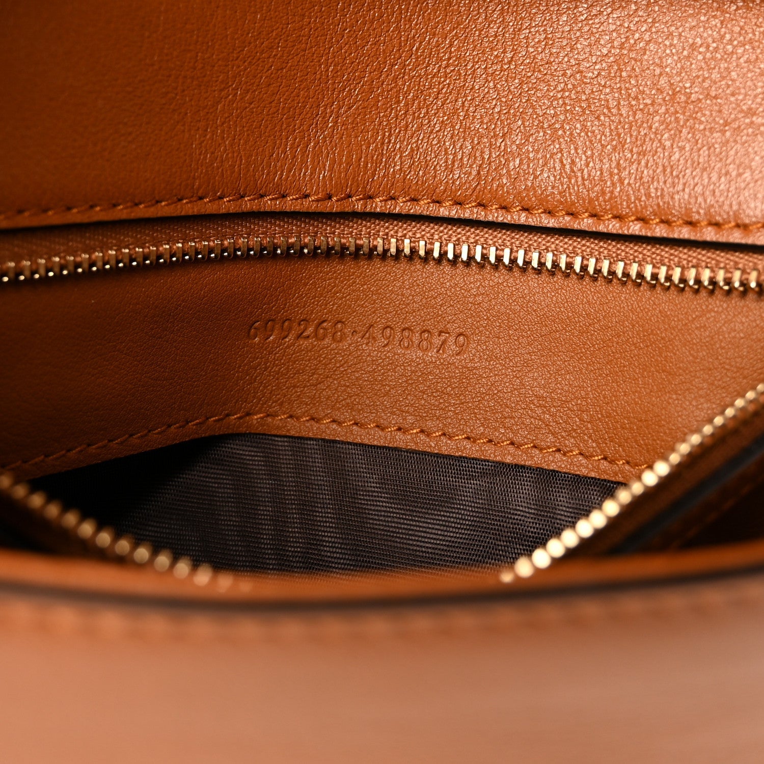Roxy Calfskin Blondie Chain Shoulder Flap Bag Blondie Cognac
