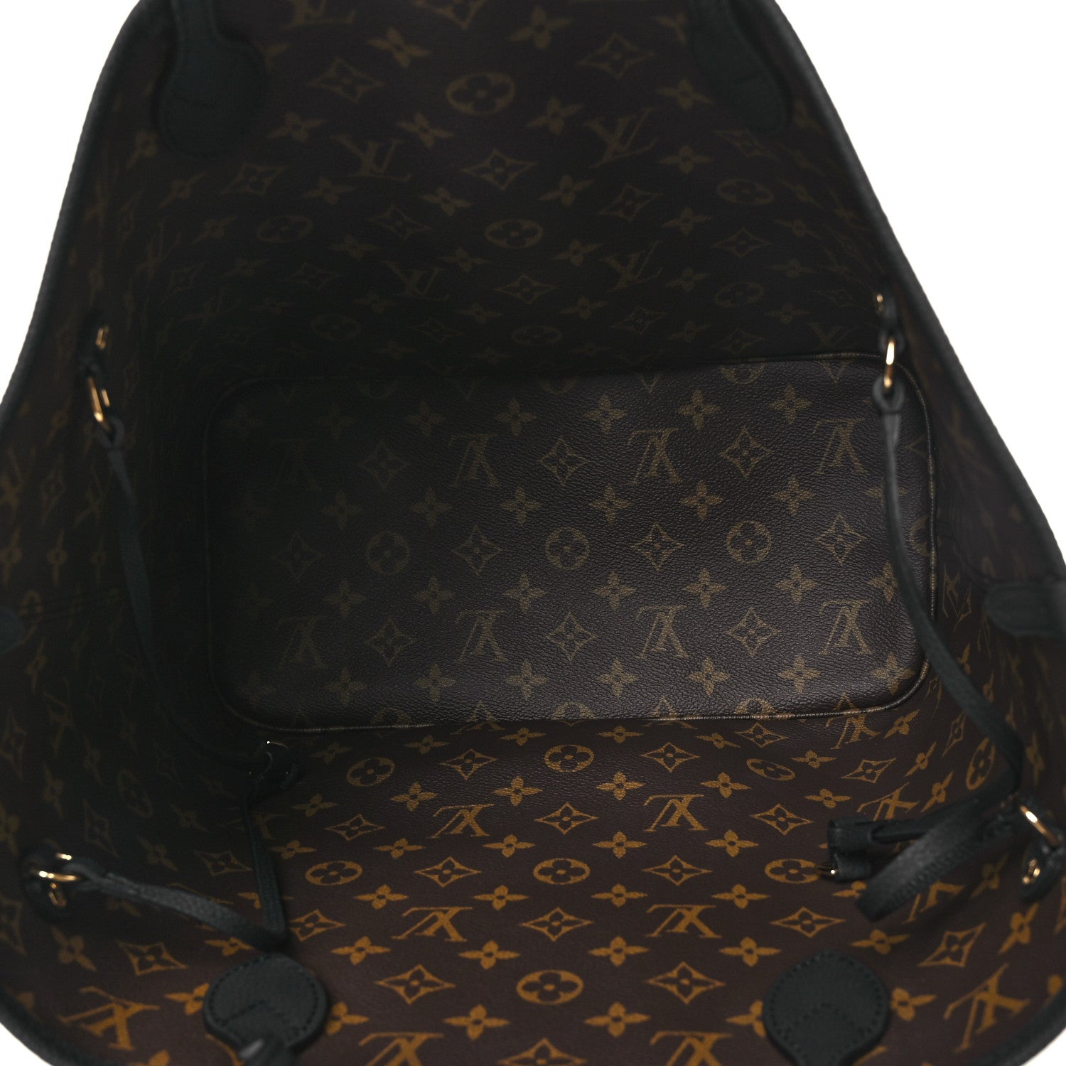 Monogram Calfskin Neo Neverfull Inside Out MM Black