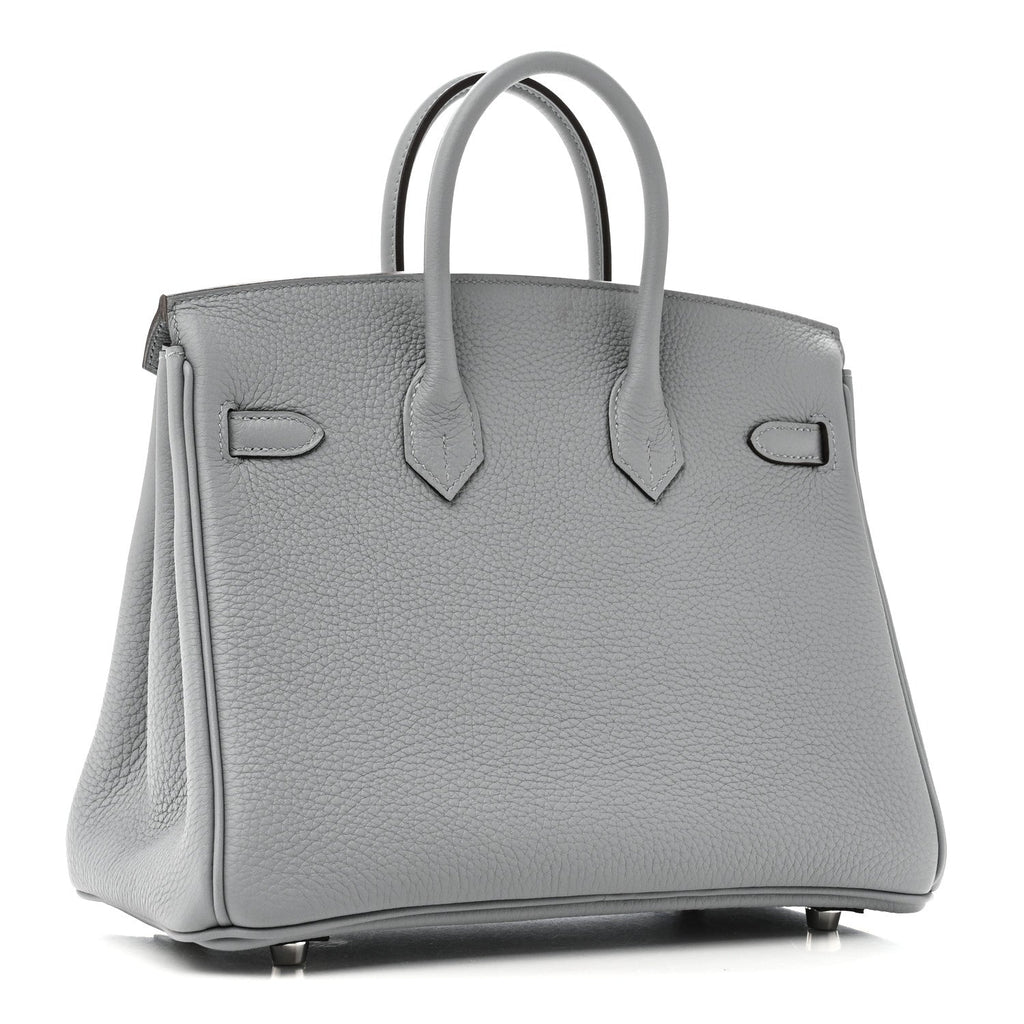 Togo Birkin 25 Gris Pantin