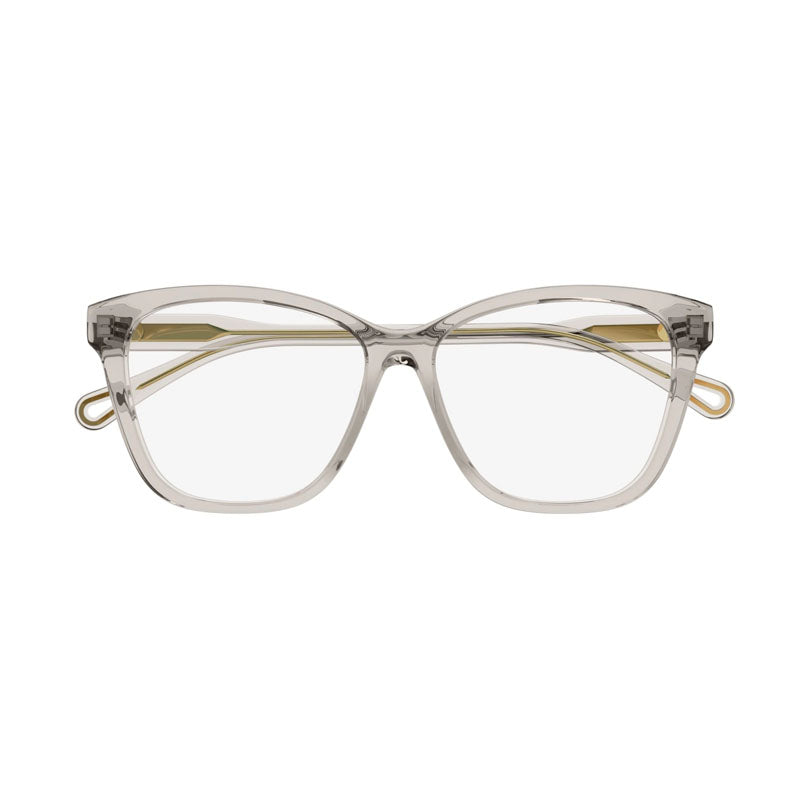 Chloe Eyeglasses Square Full Rim, Shiny Black Frame and Clear Demo Lens Lens CH0084OA001