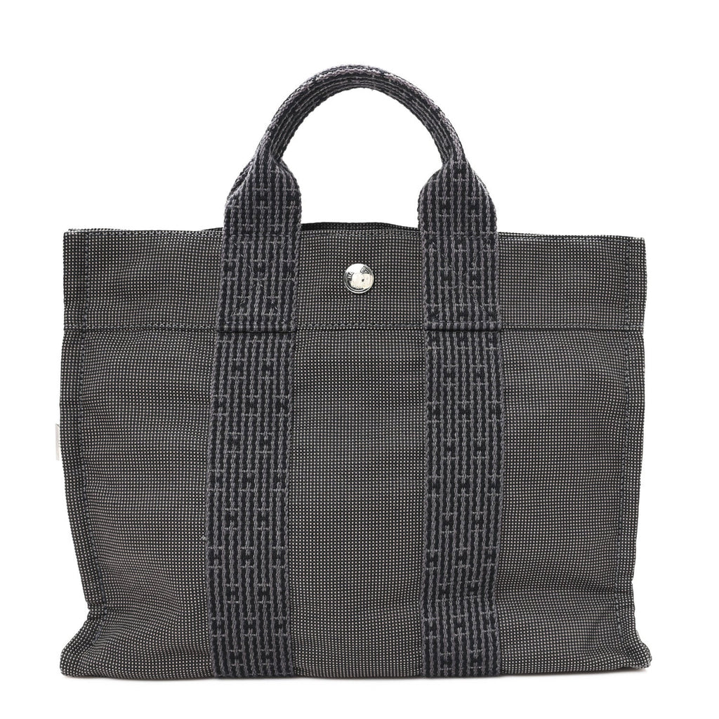 Canvas Herline PM Tote Grey