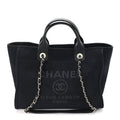 Mixed Fibers Small Deauville Tote Black