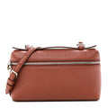 Grained Calfskin L19 Extra Pocket Pouch Kummel
