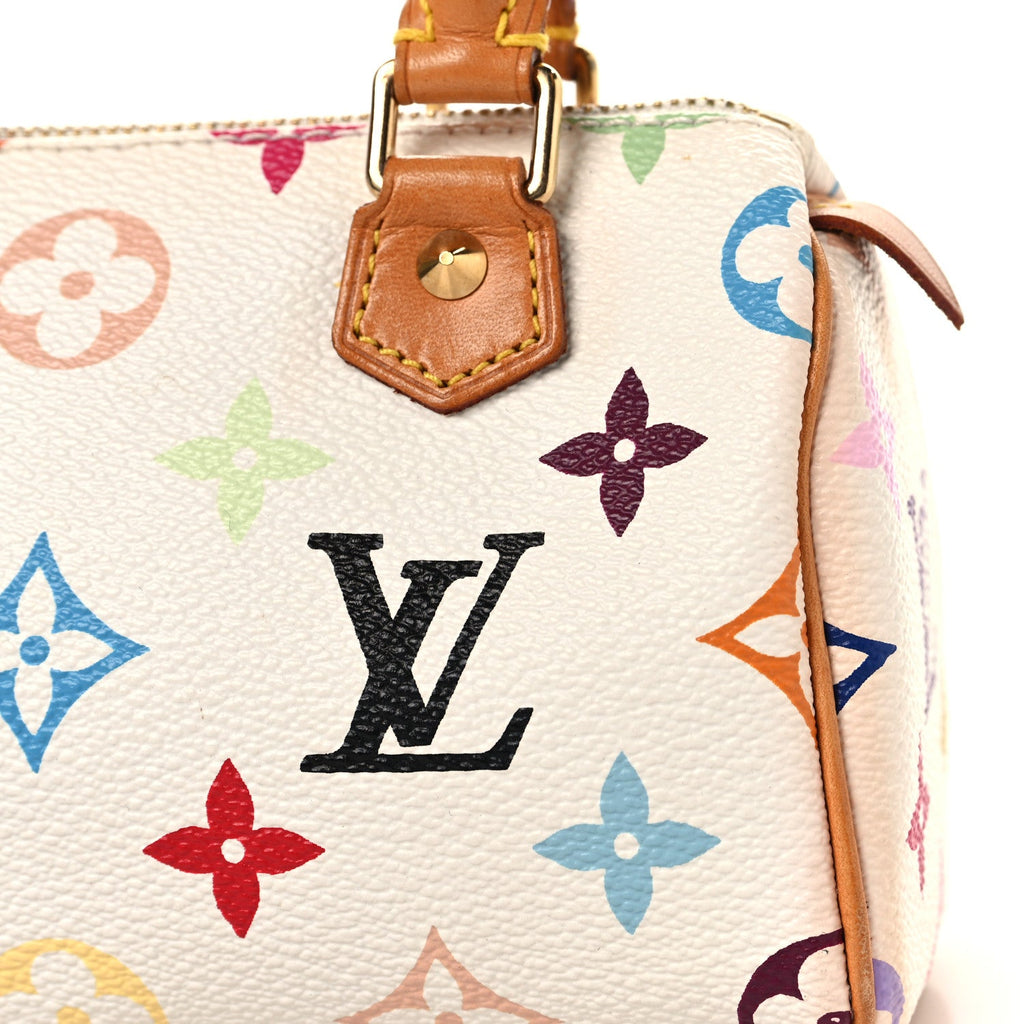 Monogram Multicolor Mini Sac HL Speedy White