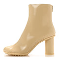 Latex Atomic Mid Heel Ankle Boots 40 Rubber