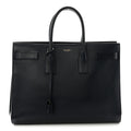 Calfskin Large Sac de Jour Carryall Navy Blue
