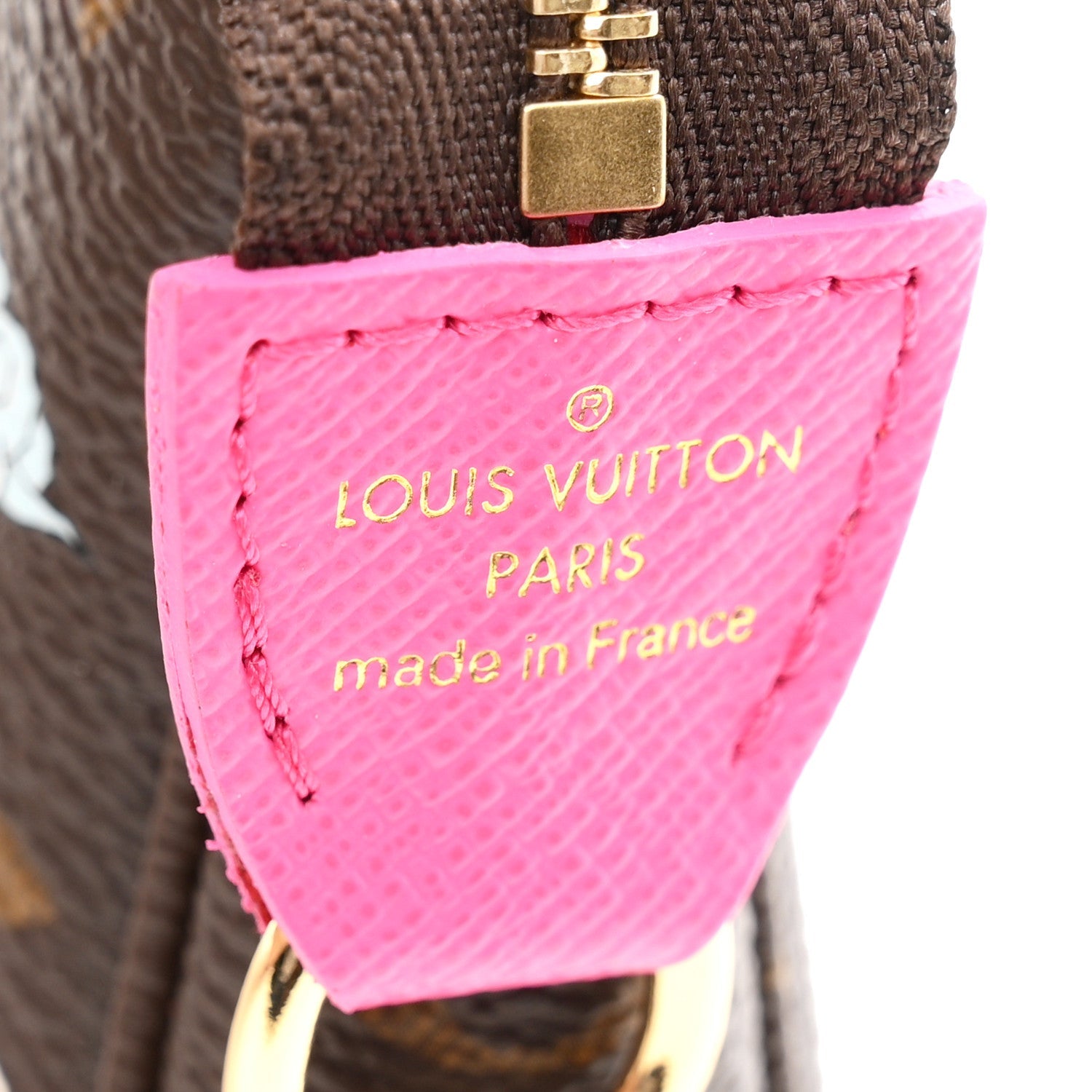 Monogram 2022 Christmas Animation Seoul Mini Pochette Accessories Fuchsia