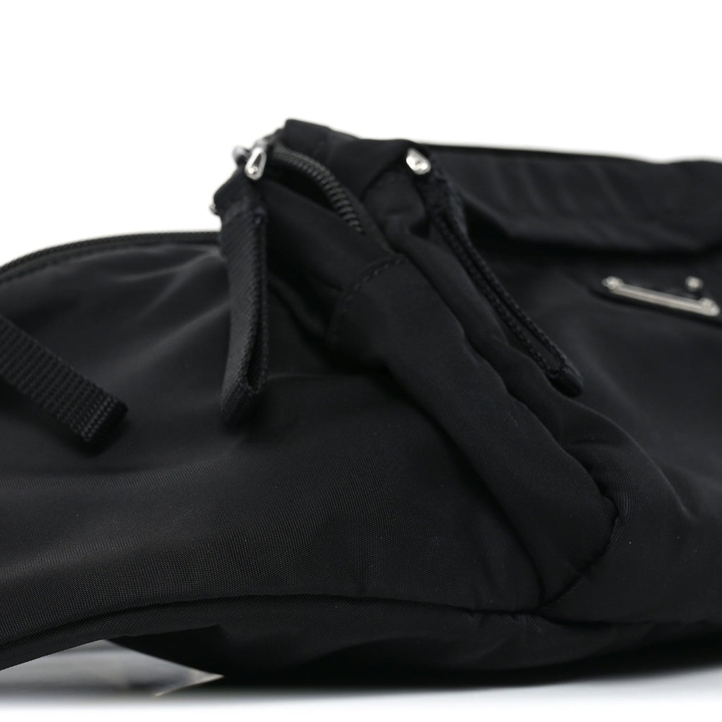 Tessuto Nylon Montagna Belt Bag Black