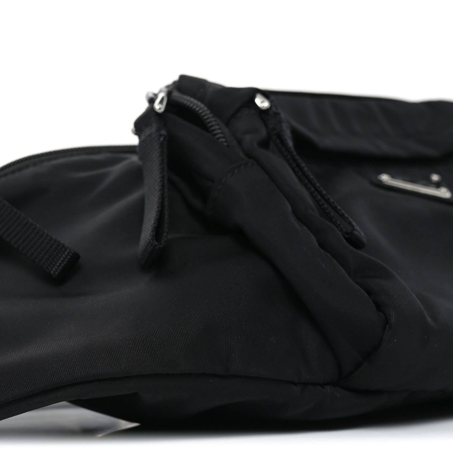 Tessuto Nylon Montagna Belt Bag Black