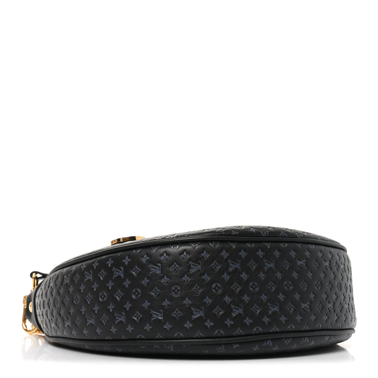 Calfskin Embossed Monogram Loop Black