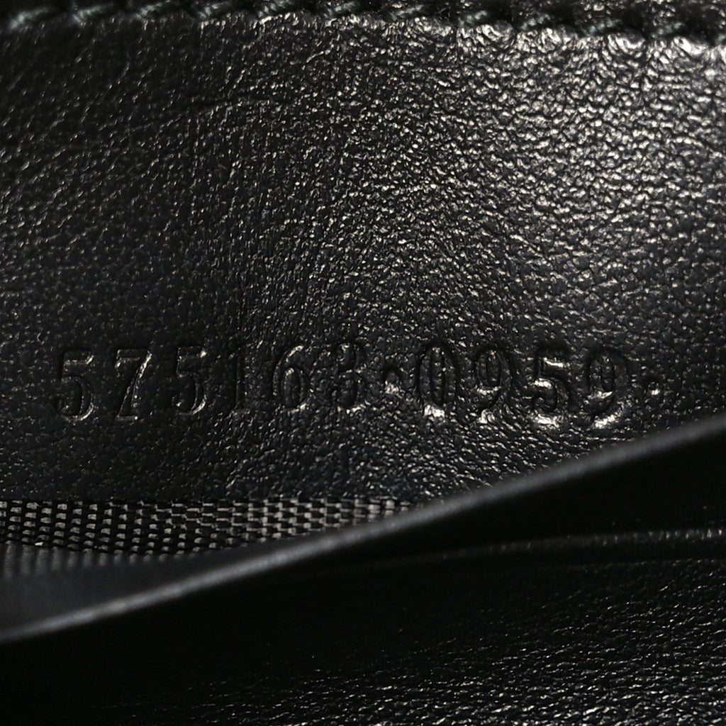 Calfskin Matelasse Mini GG Marmont 2.0 Bucket Bag Black