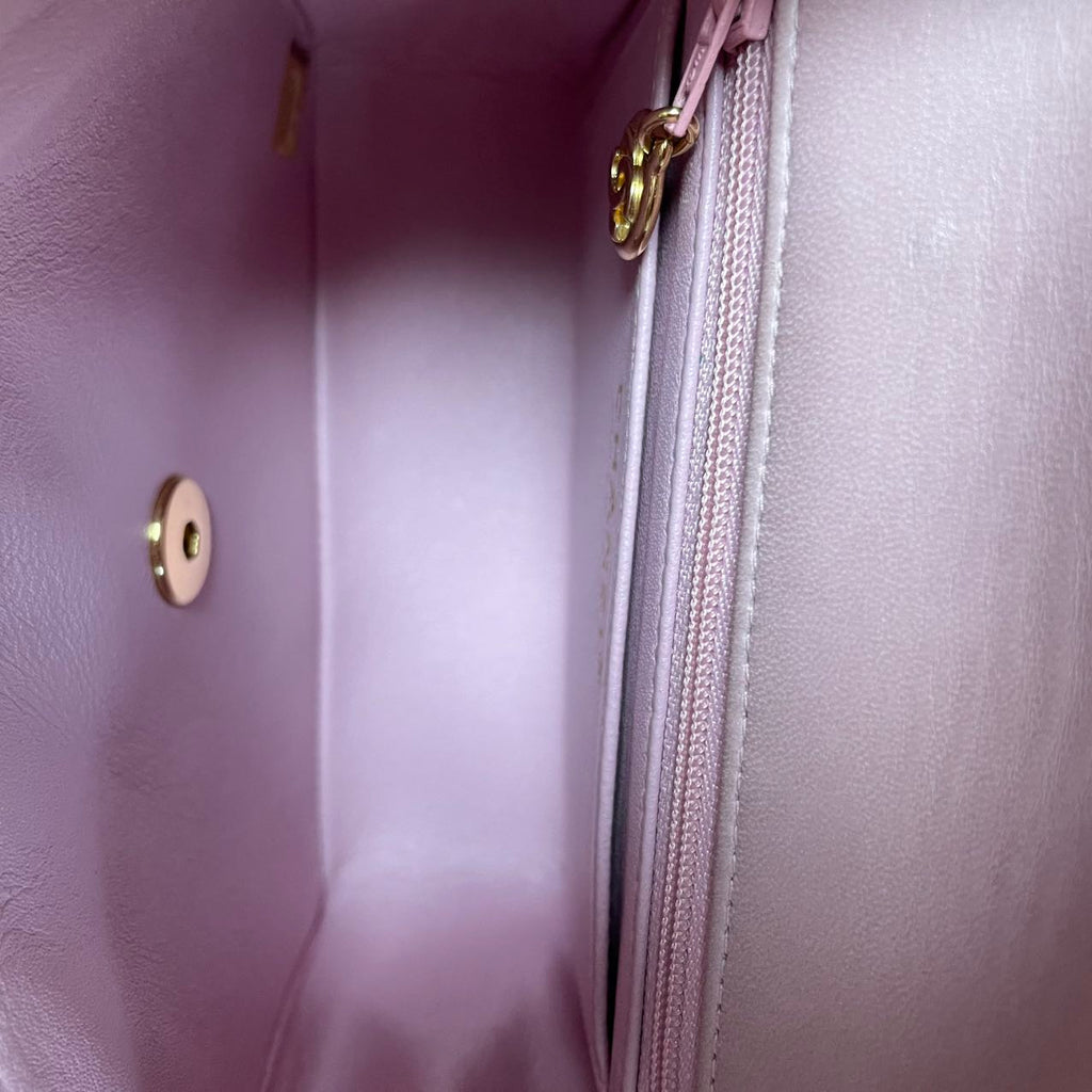 Chanel Vintage Mini Square Classic Flap Pink 2002
