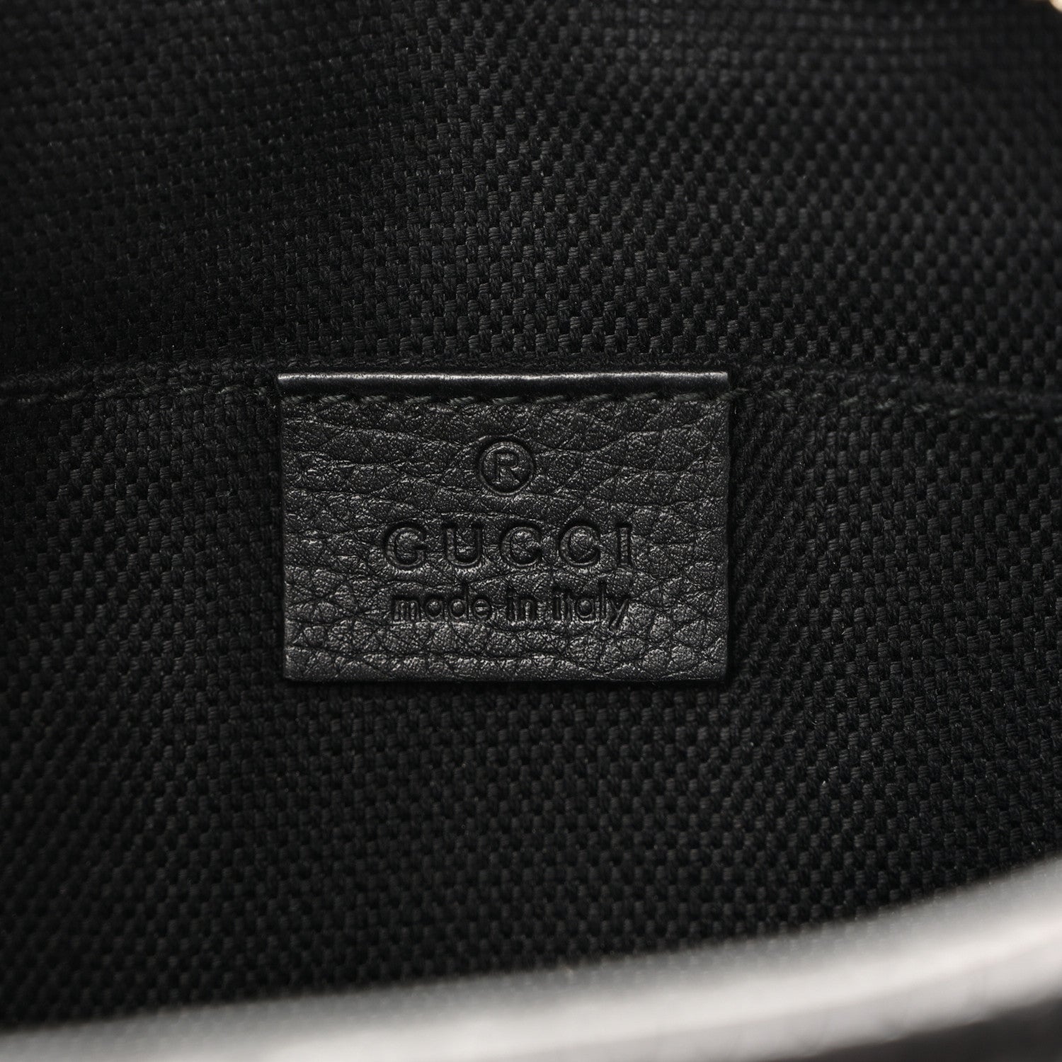 Snakeskin Small Soho Disco Bag Black