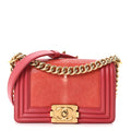 Galuchat Stingray Small Boy Flap Red