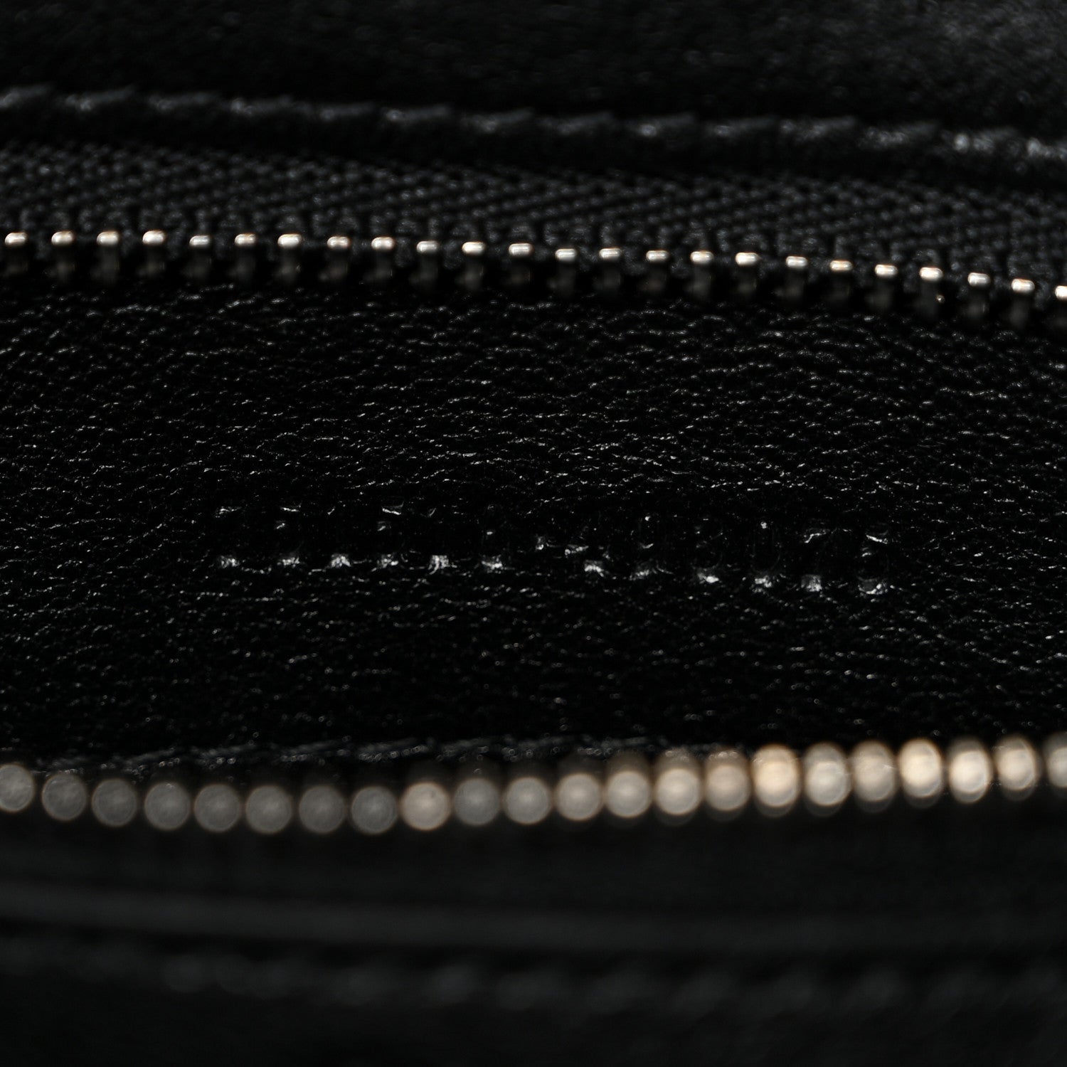 Sakai Be Green Calfskin Diagonal Stitched Small Blondie Tote  Black