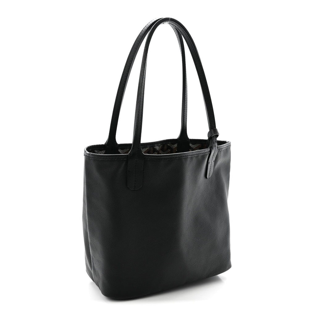 Goyardine Reversible Mini Anjou Black