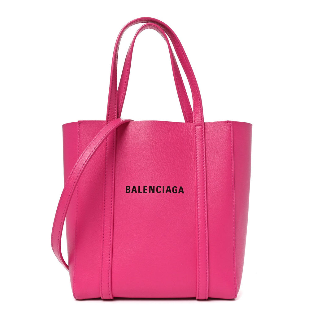 Calfskin XXS Everyday Tote Neon Pink