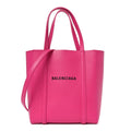 Calfskin XXS Everyday Tote Neon Pink
