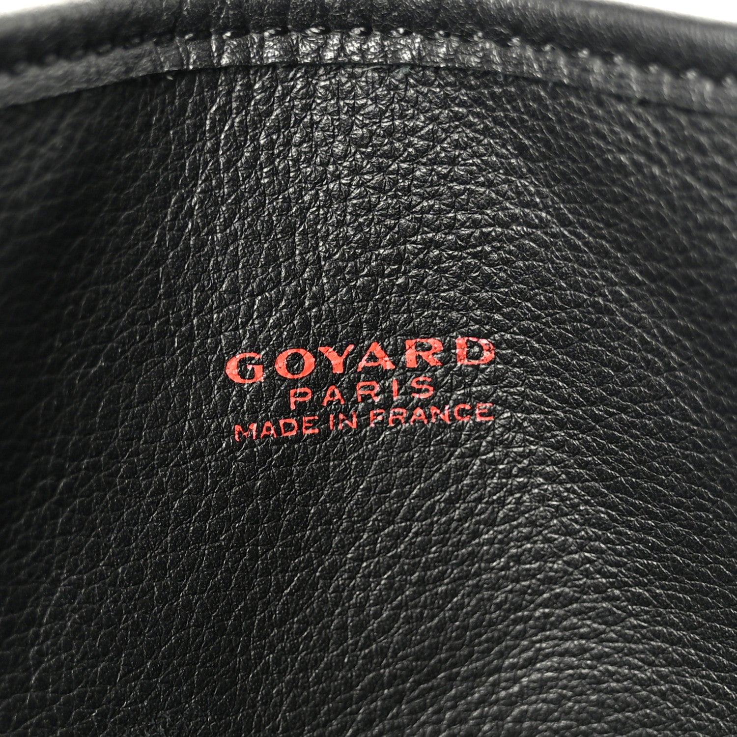 Goyardine Reversible Mini Anjou Black