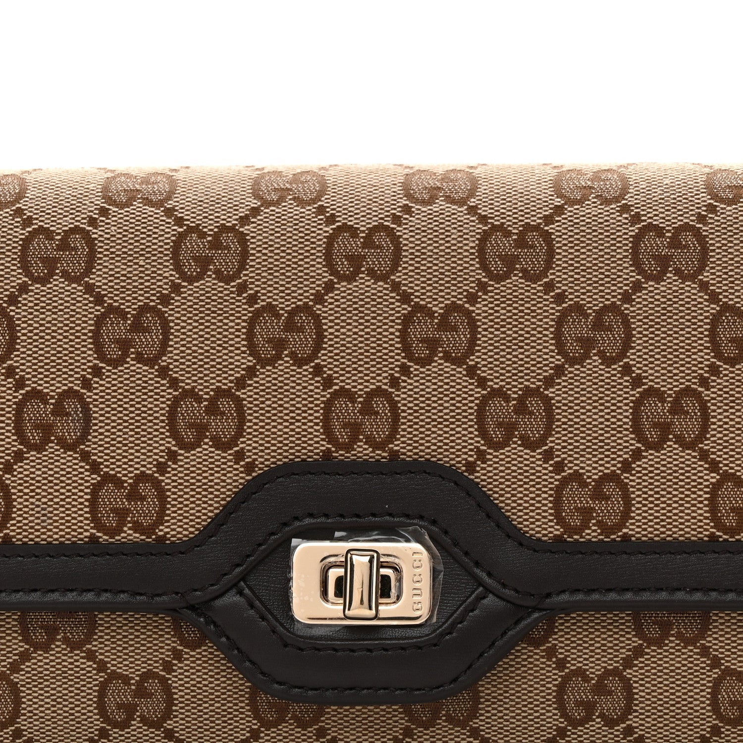 GG Monogram Small Luce Shoulder Bag Beige Ebony